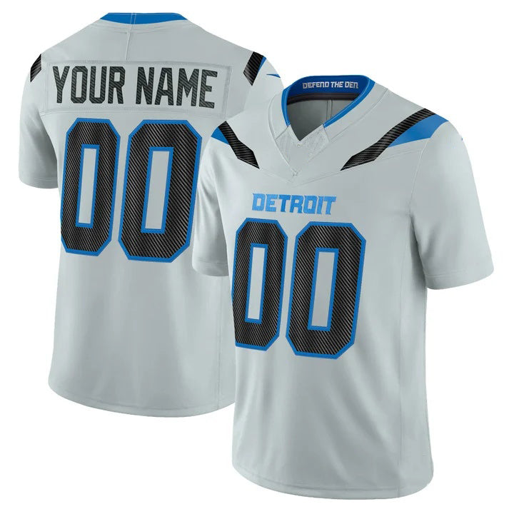 Davalo Custom D.Lions Silver 2026 Rivalries Vapor Limited Jersey - All Stitched