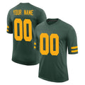 Davalo Custom GB.Packers Green Alternate Vapor Home Game Any Name & Numbers Stitched Jerseys