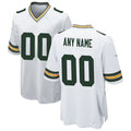 Davalo Custom GB.Packers White Home Game Stitched Jerseys