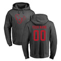 Davalo Custom H.Texans Gray Pro Line Pullover Hoodie Limited Game Any Name & Numbers Stitched Jerseys