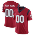 Davalo Custom H.Texans Red Limited Vapor Untouchable Home Game Any Name & Numbers Stitched Jerseys