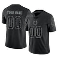 Davalo Custom IN.Colts Black Reflective Limited Game Any Name & Numbers Stitched Jerseys