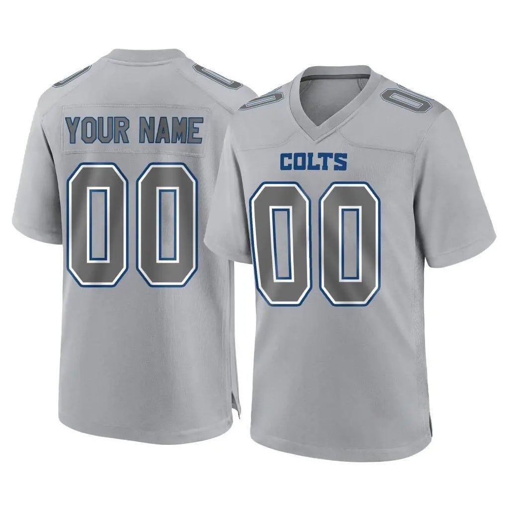 Davalo Custom IN.Colts Gray Atmosphere Fashion Home Game Any Name & Numbers Stitched Jerseys