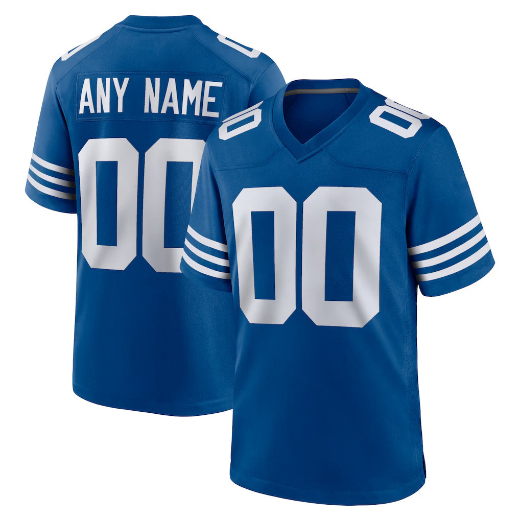 Davalo Custom IN.Colts Royal Limited Home Game Any Name & Numbers Stitched Jerseys