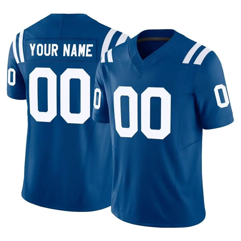 Davalo Custom IN.Colts Royal Limited Vapor F.U.S.E. Home Game Any Name & Numbers Stitched Jerseys