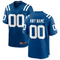 Davalo Custom IN.Colts Royal Replica Home Game Stitched Jerseys