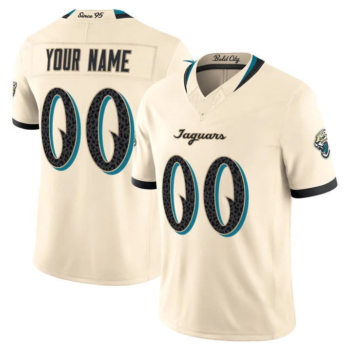 Davalo Custom J.Jaguars Natural 2026 Rivalries Vapor Limited Jersey - All Stitched