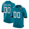 Davalo Custom J.Jaguars Teal Home Game Any Name & Numbers Stitched Jerseys
