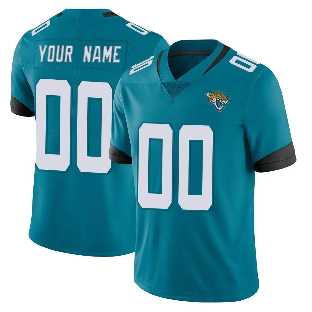 Davalo Custom J.Jaguars Teal Vapor Untouchable Limited Home Game Any Name & Numbers Stitched Jerseys