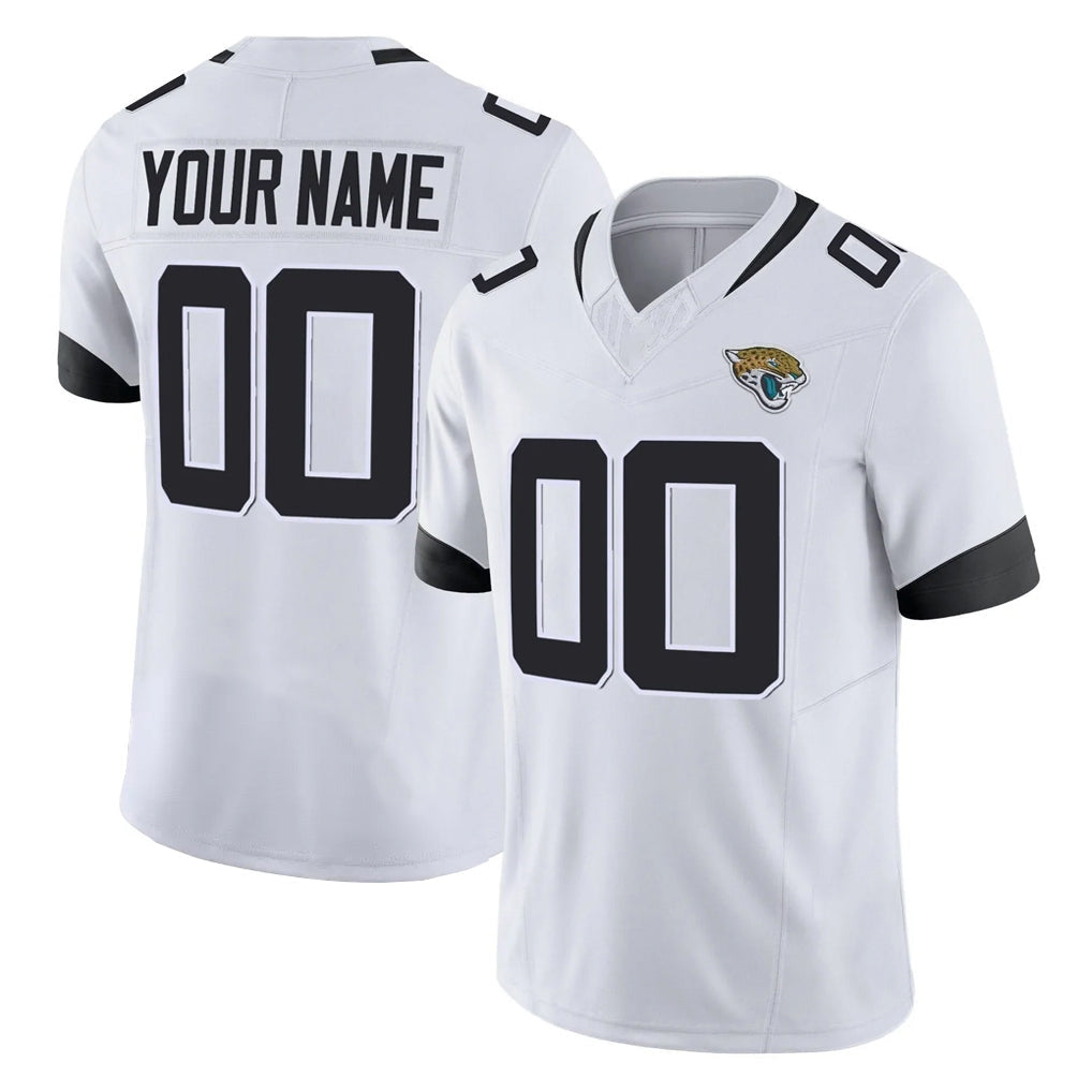 Davalo Custom J.Jaguars White Vapor F.U.S.E. Limited Home Game Any Name & Numbers Stitched Jerseys