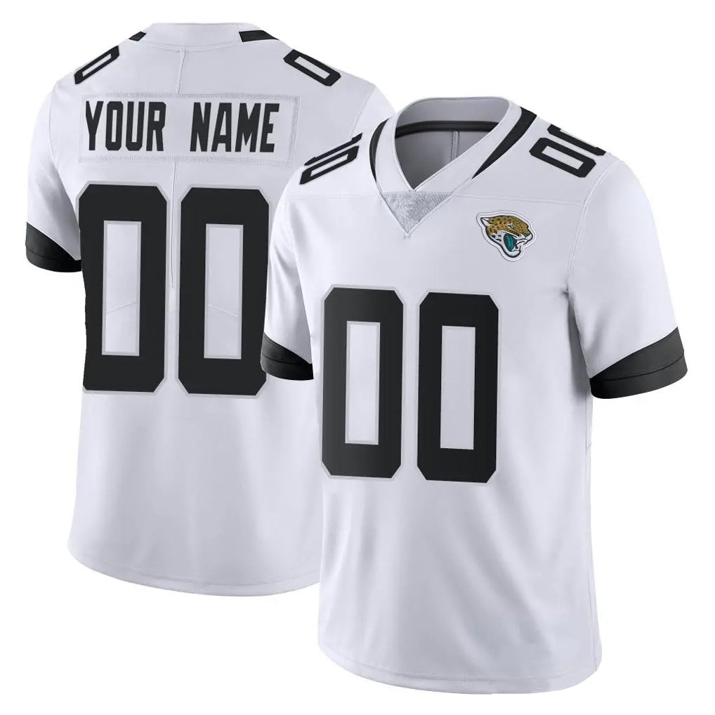 Davalo Custom J.Jaguars White Vapor Untouchable Limited Home Game Any Name & Numbers Stitched Jerseys