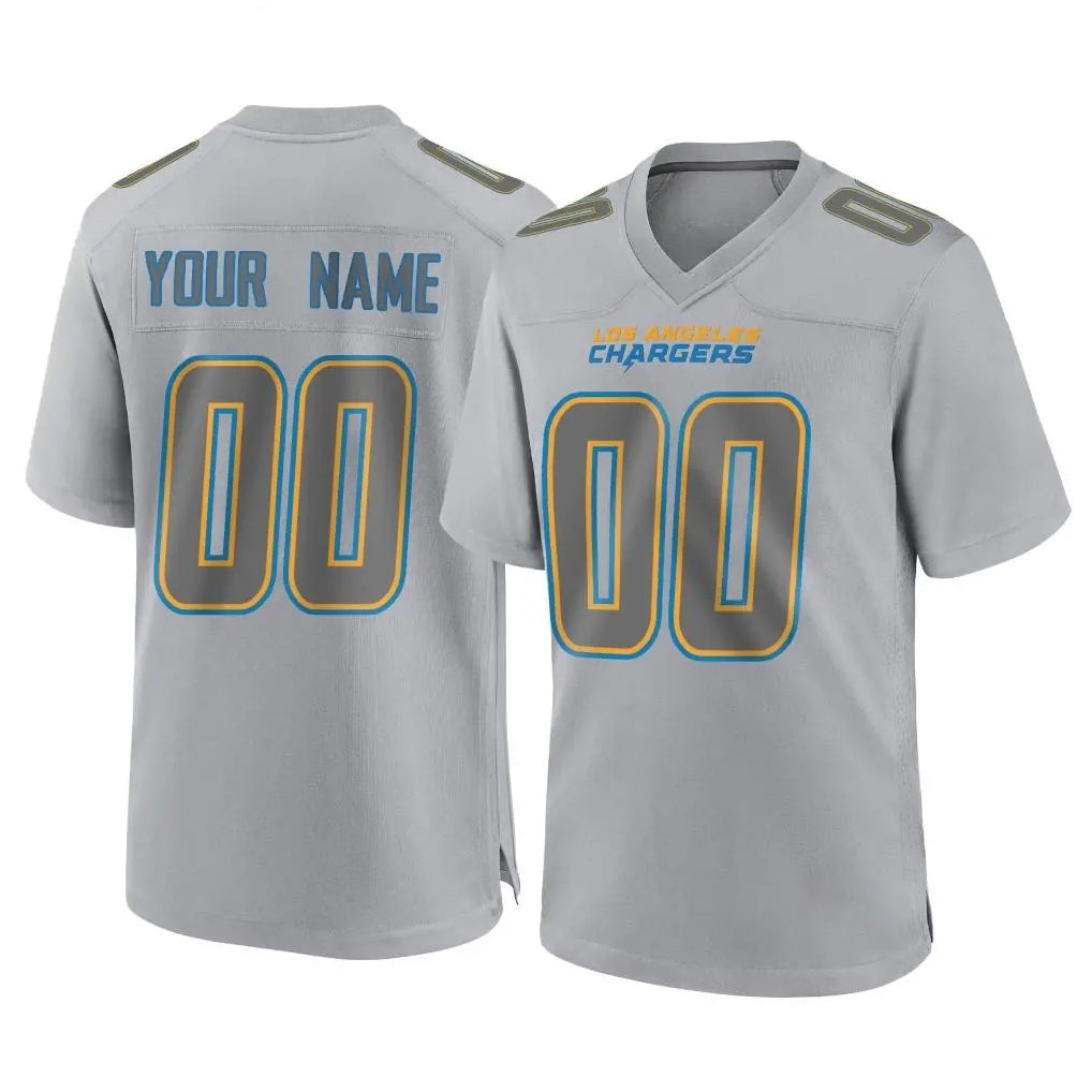 Davalo Custom LA.Chargers Gray Atmosphere Fashion Limited Game Any Name & Numbers Stitched Jerseys