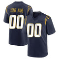 Davalo Custom LA.Chargers Navy Home Game Any Name & Numbers Stitched Jerseys