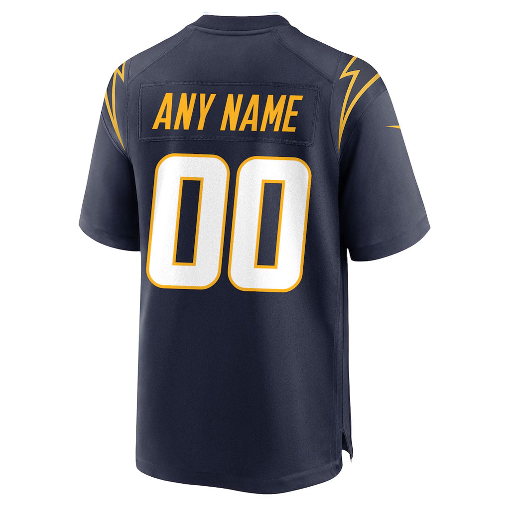Davalo Custom LA.Chargers Navy Home Game Stitched Jerseys