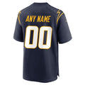 Davalo Custom LA.Chargers Navy Home Game Stitched Jerseys