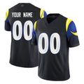 Davalo Custom LA.Rams Black Midnight Rivalries Collection Limited Home Game Any Name & Numbers Stitched Jerseys