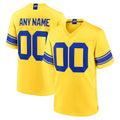 Davalo Custom LA.Rams Gold Classic Sol Home Game Any Name & Numbers Stitched Jerseys