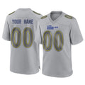 Davalo Custom LA.Rams Gray Atmosphere Fashion Home Game Any Name & Numbers Stitched Jerseys