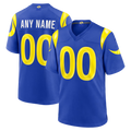 Davalo Custom LA.Rams Royal Game Stitched Jerseys