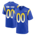 Davalo Custom LA.Rams Royal Home Game Any Name & Numbers Stitched Jerseys