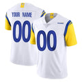 Davalo Custom LA.Rams White Limited Vapor Untouchable Home Game Any Name & Numbers Stitched Jerseys