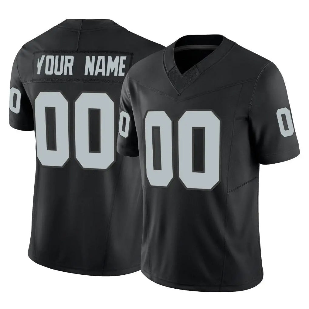 Davalo Custom LV.Raiders Black Limited Vapor F.U.S.E. Home Game Any Name & Numbers Stitched Jerseys