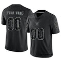 Davalo Custom LV.Raiders Black RFLCTV Limited Stitched Jerseys