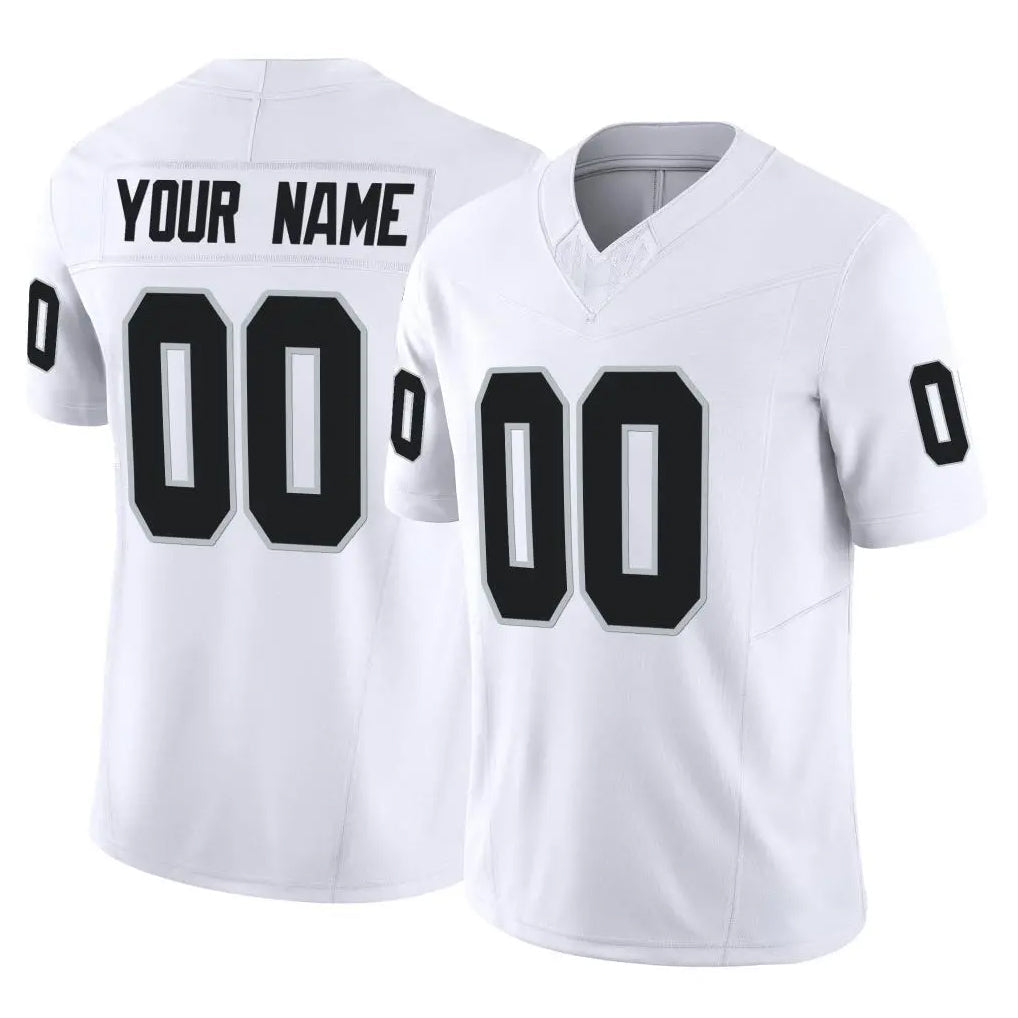 Davalo Custom LV.Raiders White Limited Vapor F.U.S.E. Home Game Any Name & Numbers Stitched Jerseys