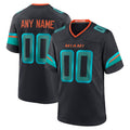 Davalo Custom M.Dolphins Black Pitch Rivalries Collection Home Game Any Name & Numbers Stitched Jerseys