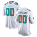 Davalo Custom M.Dolphins White Game Home Any Name & Numbers Stitched Jerseys