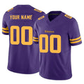 Davalo Custom MN.Vikings Purple Limited Alternate Vapor F.U.S.E. Home Game Any Name & Numbers Stitched Jerseys