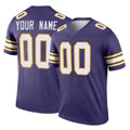 Davalo Custom MN.Vikings Purple Limited Classic Home Game Any Name & Numbers Stitched Jerseys