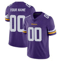 Davalo Custom MN.Vikings Purple Limited Vapor Untouchable Home Game Any Name & Numbers Stitched Jerseys