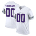 Davalo Custom MN.Vikings White Alternate Legend Home Game Any Name & Numbers Stitched Jerseys