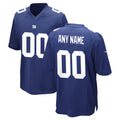 Davalo Custom NY.Giants Royal Home Game Any Name & Numbers Stitched Jerseys