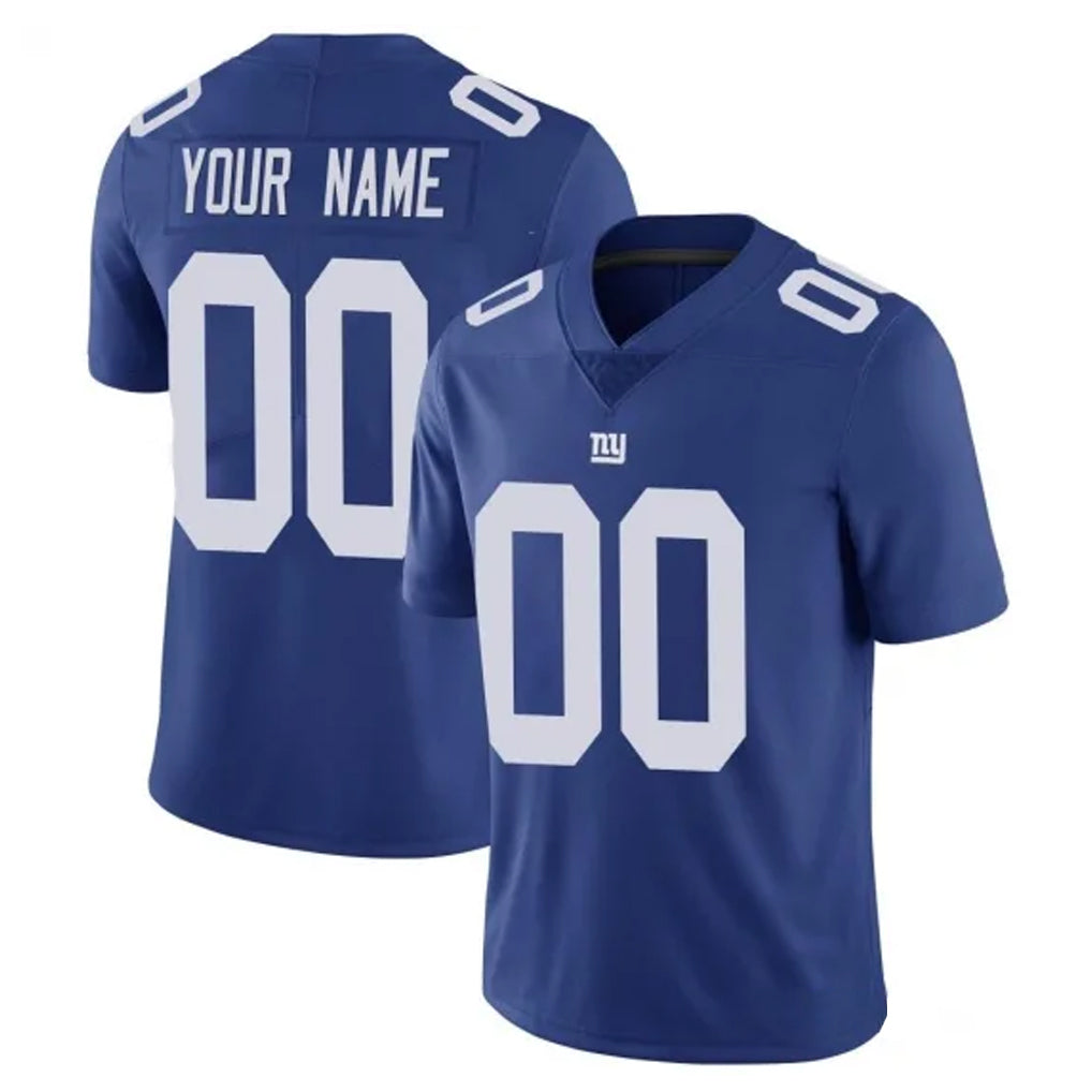 Davalo Custom NY.Giants Royal Limited Vapor Untouchable Home Game Any Name & Numbers Stitched Jerseys