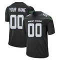 Davalo Custom NY.Jets Black Home Game Any Name & Numbers Stitched Jerseys