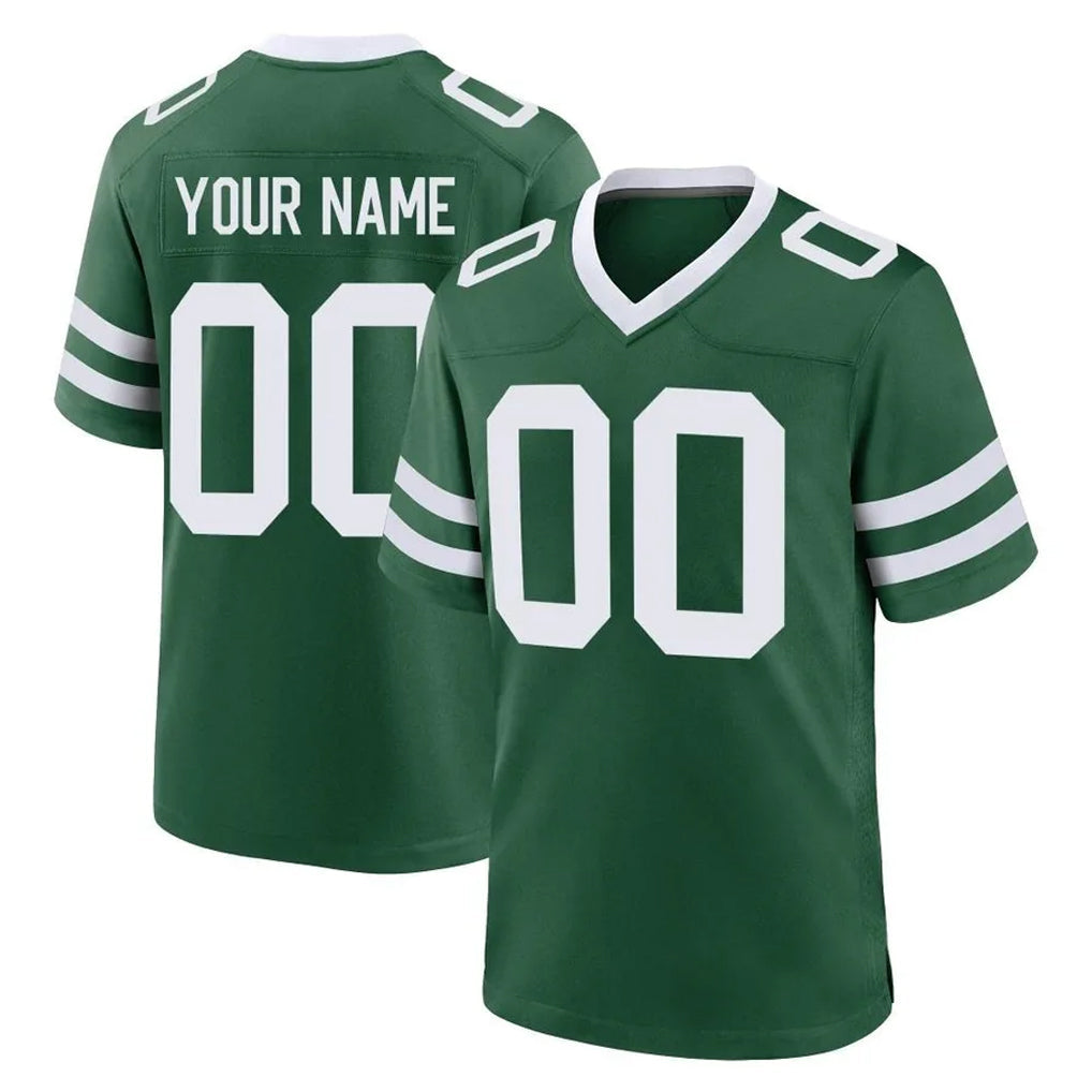 Davalo Custom NY.Jets Green Legacy Home Game Any Name & Numbers Stitched Jerseys