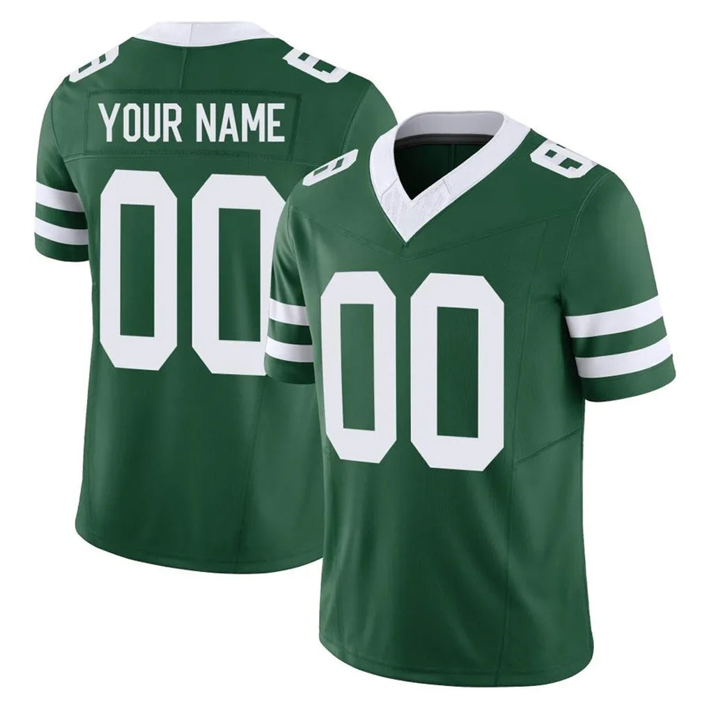 Davalo Custom NY.Jets Green Legacy Limited Vapor F.U.S.E. Home Game Any Name & Numbers Stitched Jerseys