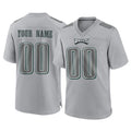 Davalo Custom P.Eagles Gray Atmosphere Fashion Home Game Any Name & Numbers Stitched Jerseys