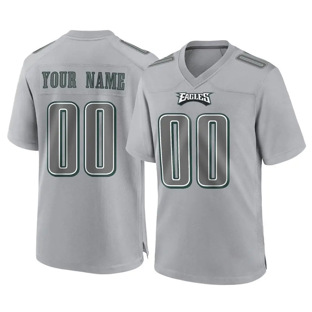 Davalo Custom P.Eagles Gray Atmosphere Fashion Home Game Any Name & Numbers Stitched Jerseys