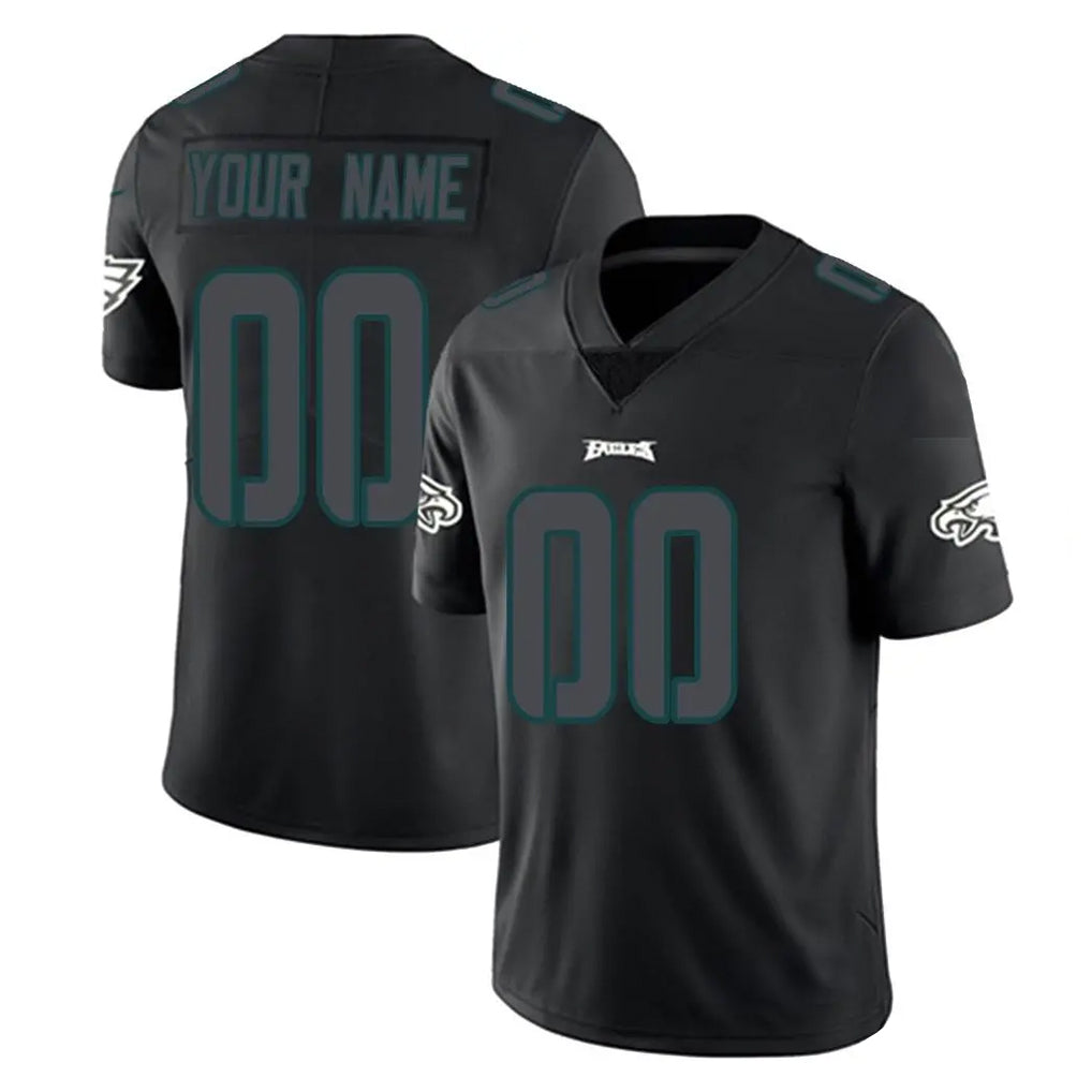 Davalo Custom P.Eagles Limited Black Impact Home Game Any Name & Numbers Stitched Jerseys