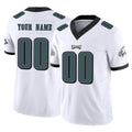 Davalo Custom P.Eagles White Limited Vapor F.U.S.E. Home Game Any Name & Numbers Stitched Jerseys