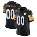 Davalo Custom P.Steelers Black Limited Vapor Untouchable Home Game Any Name & Numbers Stitched Jerseys