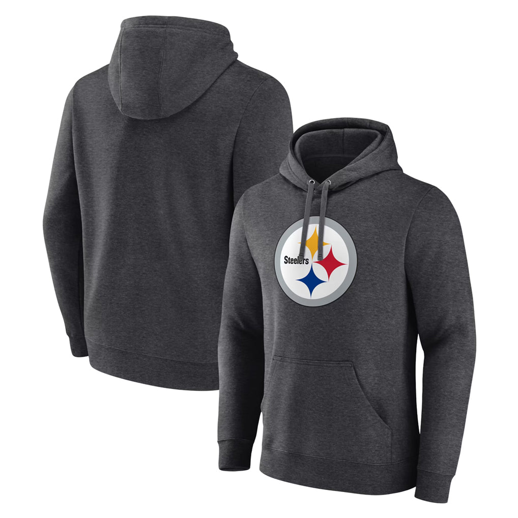 Davalo Custom P.Steelers Gray Pullover Hoodies Limited Any Name & Numbers  Stitched Jerseys