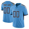 Davalo Custom T.Titans Light Blue Limited Vapor Untouchable Home Game Any Name & Numbers Stitched Jerseys