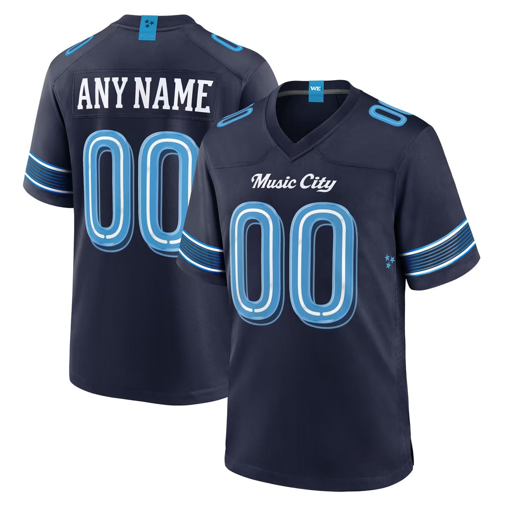 Davalo Custom T.Titans Navy 2026 Rivalries Collection Home Game Any Name & Numbers Stitched Jerseys
