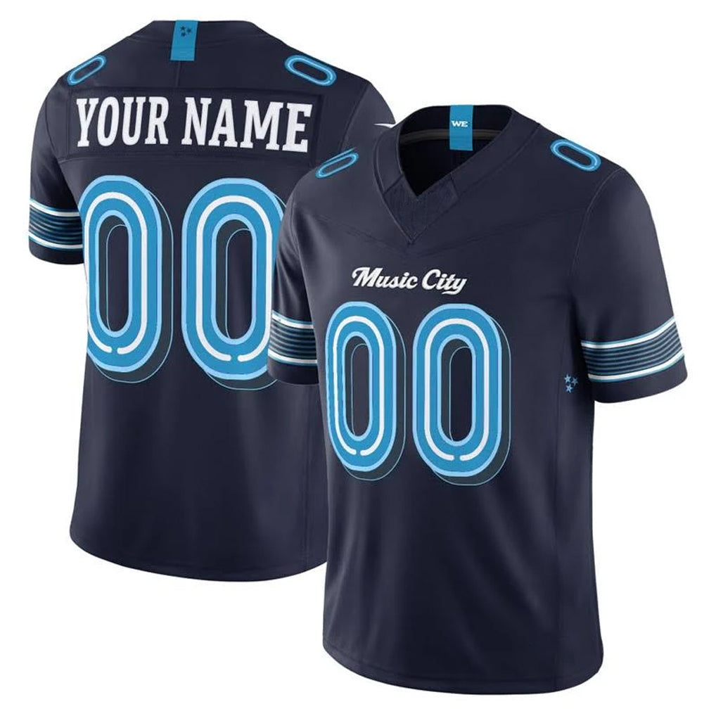 Davalo Custom T.Titans Navy 2026 Rivalries Collection Limited Home Game Any Name & Numbers Stitched Jerseys
