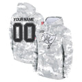 Davalo Custom TB.Buccaneers Arctic Camo Limited Salute to Service Pullover Hoodies Game Any Name & Numbers Stitched Jerseys