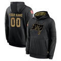 Davalo Custom TB.Buccaneers Black Salute to Service Sideline Performance Pullover Hoodies Any Name & Numbers Home Game Stitched Jerseys